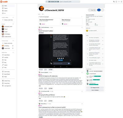 Reddit Character AI NSFW