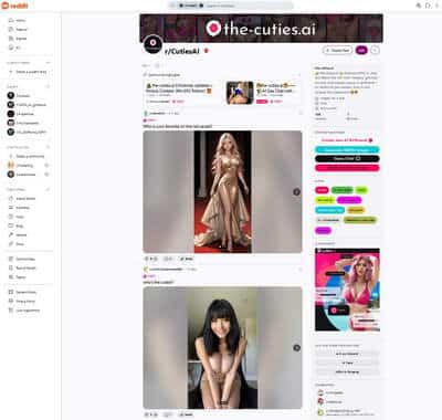 Reddit Cuties AI