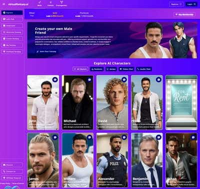 Virtual Fantasy AI Boyfriend